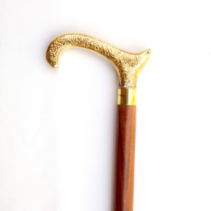 มือจับไม้ทองเหลืองพับรื้อไม้อ้อยไม้เดินแม่วันพ่อของขวัญไอเดีย - Product Image 4