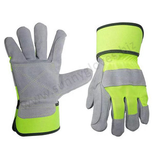 Alta calidad doble Palma de cuero de vaca guantes de trabajo - Product Image 3