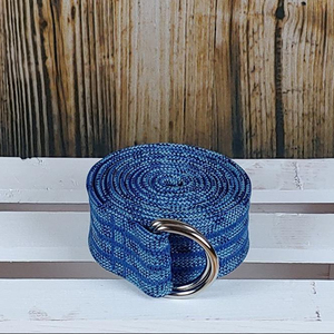 Cinturón azul con cuerda de escalada extraíble Handmade Magic - Product Image 1