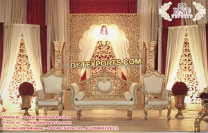 Decoración de escenario para boda, Marco trasero para escenario, accesorio para evento de Matrimonio Asiático - Product Image 3