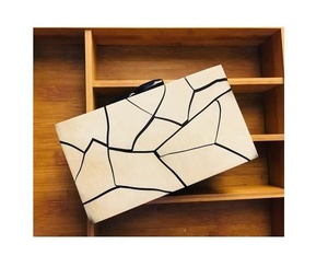 Bolsos de embrague de noche para mujer, bolso de embrague de acrílico de nácar, bolso de mosaico de metal, bolso indio a bajo precio de LUXURY CRAFTS - Product Image 2