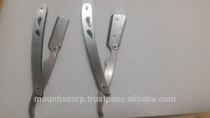 Navaja de Afeitar Profesional para Hombre, de Acero Inoxidable Japonés, de Hoja Recta, Plegable, para Barba, Afeitadora Manual - Product Image 3