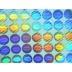 Auto - adhesivo personalizado holograma pegatinas etiqueta láser de botella de vidrio de seguridad resistente al agua etiquetas - Product Image 2