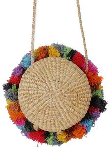 Bandoleras redondas de jacinto de agua para mujer, bolsos de diseñador hechos a mano, Vintage - Product Image 4