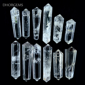 Crystal Quartz <b>Pencil</b> Gemstone Crystal Quartz Double Terminated Point Gemstone <b>Pencil</b> Point Quartz <b>Pencil</b> - Product Image 2