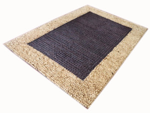 Alfombra Moderna Hecha a Mano de Pelo Cortado, 100% Lana, Estilo Indio, Decoración de Interiores, Técnicas de Tejido, Base Antideslizante, para Hogar y Hotel - Product Image 4