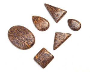 Jaspe de Mariyam naturel en vrac, Cabochons lisses multi-formes pour la fabrication de bijoux, Collection de pierres - Product Image 1