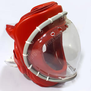 Neoheadgear หมวกบังแดด Kudo สีแดง,อุปกรณ์ป้องกันศีรษะคาราเต้ - Product Image 2