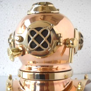 Calidad única, casco de buceo decorativo hermoso y de diseñador hecho a mano - Product Image 2