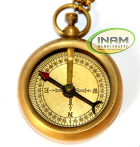 Náutico Hermoso y diseñador Único Decorativo Hecho a mano latón Mini brújula INAM ARTESANÍA - Product Image 3