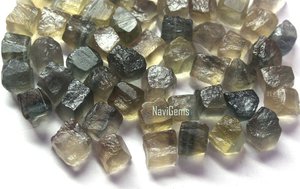 Pierre précieuse brute non traitée en Fluorite naturelle multicolore de forme inégale pour la fabrication de bijoux, perles, grossiste indien - Product Image 3