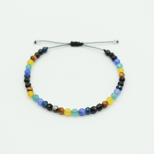 Colorful Chakra <b>Bracelet</b>, Natural <b>Gemstone</b> <b>Bracelet</b> - Product Image 1