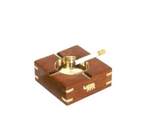 ที่เขี่ยบุหรี่ไม้ระดับพรีเมี่ยมคุณภาพสูงดีไซน์คลาสสิก - Product Image 1
