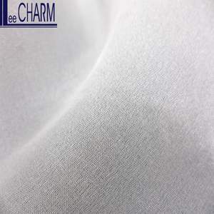 LCSH024 vestido de novia de boda de lujo muy ligero blanco satén Organza tela 100% poliéster Niñas Ropa - Product Image 5