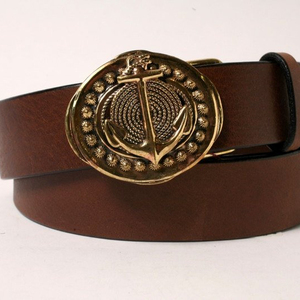 Cuerda de Anclaje, Cinturón de Navegación de Cuero Hecho a Mano, Magia - Product Image 1