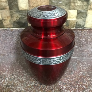 โลหะCremation Urnสําหรับหน่วยความจําคุณภาพสูงHandmadeออกแบบใหม่อินเทรนด์Ashes Urn Highสําเร็จรูปShowroomตกแต่งอินเทรนด์Jar - Product Image 4
