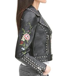 <b>Women</b> <b>Suede</b> Leather Bomber <b>Jacket</b> Soft Genuine Leather Outerwear Lightweight Wholesale Custom Logo Stylish Casual Fashion - Product Image 3