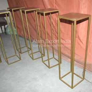 Centro de Mesa Moderno Vintage Elegante y Sencillo para Bodas, de Metal con Diseño Floral, Rectangular, Desmontable, con Soporte Desmontable - Product Image 2