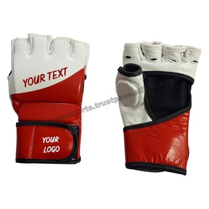 UFC fight MMA Guantes MMA grappling Guantes Cuero genuino logotipo personalizado MMA Fighter grappling guantes competencia - Product Image 1