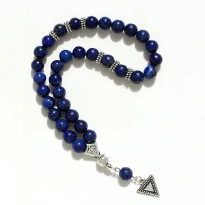 Newly Designed <b>Blue</b> Crystal Lampwork & Glass Prayer <b>Beads</b> - Product Image 1