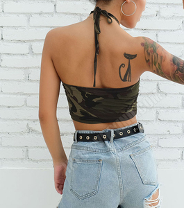 เสื้อกล้ามเปลือยหลังมีสายคล้องคอสำหรับผู้หญิงใส่ฤดูร้อนฤดูร้อนฤดูร้อน - Product Image 6