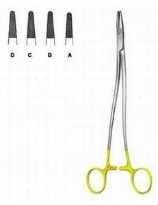 Portaagujas Bozeman T.C. con Insertos de Carburo de Tungsteno, 20CM, Certificado CE Clase II - Product Image 2