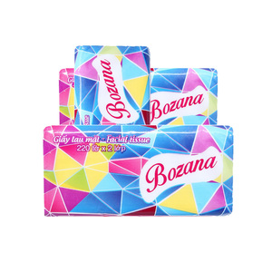 Papier de soie pour le visage 2 plis ultra doux 220 feuilles (Bozana) - Product Image 1
