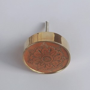 Perilla de Metal y Madera Hecha a Mano para Cajones de Almacenamiento, Hueso de Latón y Resina, Madre Perla, Precio de Fábrica - Product Image 4