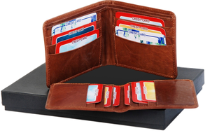 Adora ชุดของขวัญกระเป๋าสตางค์ผู้ชายหนังแท้พวงกุญแจสำหรับองค์กร - Product Image 3