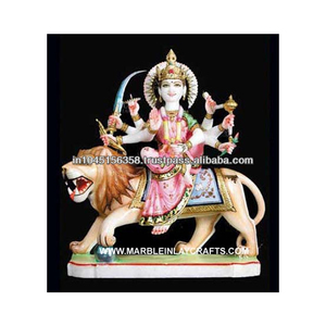 Durga Mata Marble Statue - Product Image 1