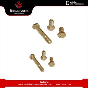 DIN Standard Compliant Silver Finish Brass Hex Insert <b>Bolt</b> From India - Product Image 5
