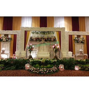 Hermosa boda india etapa decoración telón de fondo marcos Panel elegante boda etapa Backwall paneles - Product Image 1