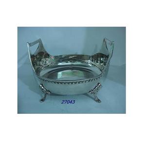 จานเงินเสิร์ฟทองเหลือง - Product Image 1