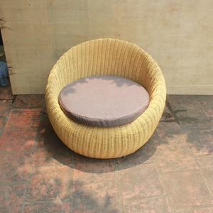 Chaise longue moderne en rotin et osier pour salon, cuisine, meubles de bureau à domicile - Product Image 3