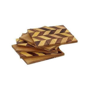 Sous-verres bruts en bois de manguier fait à la main, vente en gros de meubles de salon, vente directe en usine - Product Image 1