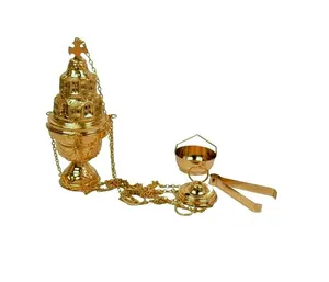 ที่จุดธูปในโบสถ์แบบแขวนและเครื่องพ่นน้ำมันหอมระเหยสำหรับใช้ในโบสถ์คาทอลิก - Product Image 1