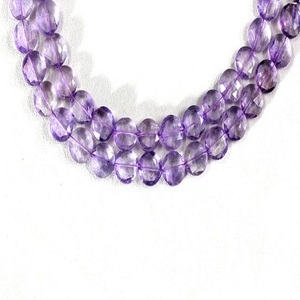 Perles de pierres précieuses en améthyste rose naturelle de qualité AAA, facettées, forme pièce de monnaie, 11-12 mm, pour la fabrication de bijoux DIY, vente en gros, tiers - Product Image 1