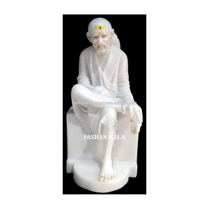 Statue saaaa en marbre blanc, de couleur blanche - Product Image 1