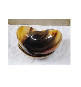 Bien fait bien poli Buffalo vache OX Animal corne vaisselle bols de service dernières cornes salade vaisselle bols ustensiles de cuisine - Product Image 4