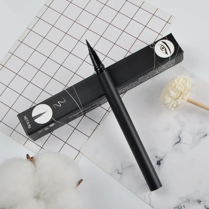 Oem Nhãn Hiệu Riêng Eye Liner Biểu Tượng Tùy Chỉnh Đen Lỏng Bút Kẻ Mắt Không Thấm Nước