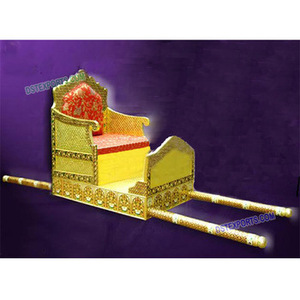 Meenakari Doli de latón para boda, decoración de boda, Palki de boda - Product Image 1