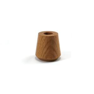 Portavelas de madera de Acacia, accesorio rústico hecho a mano, Vela decorativa para granja, a la venta - Product Image 3