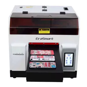 Machine d'impression numérique à tête EraSmart L800 Mini imprimante UV A4 Imprimante UV à plat