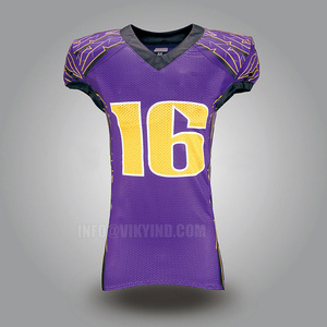 Vêtements de sport Maillots de football américain personnalisés Uniforme de football américain Vêtements de football américain Nom et numéro de l'équipe personnalisés - Product Image 2