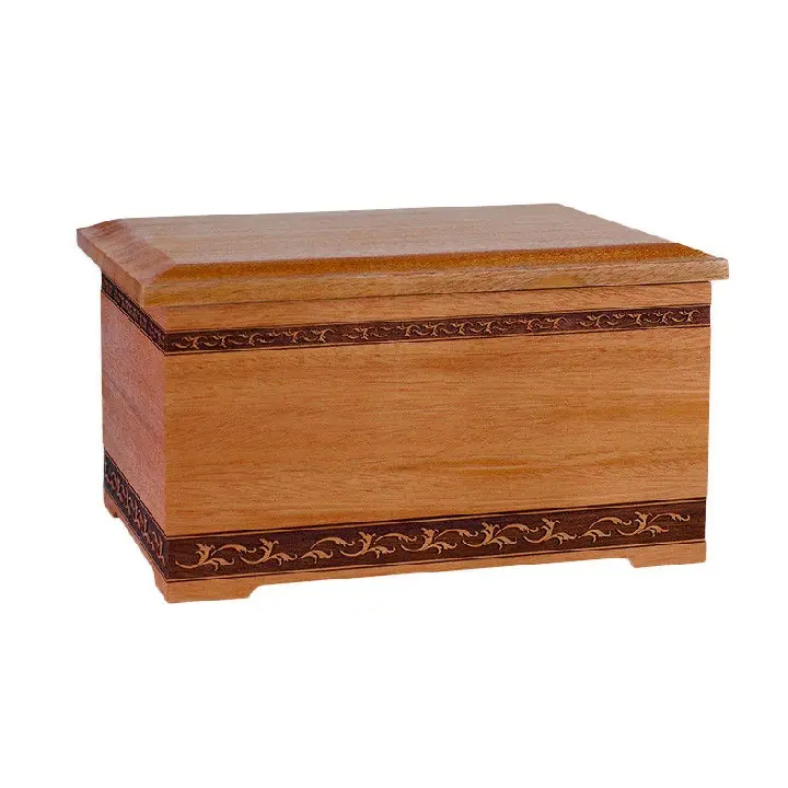 Cercueils et cercueils de crémation en bois uniques ont personnalisé les conceptions cercueil funéraire pour la nouvelle arrivée adulte