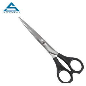 Ciseaux de coiffeur incurvés professionnels en acier inoxydable poignée en plastique vert ciseaux amincissants pour la coupe de Salon de beauté - Product Image 5
