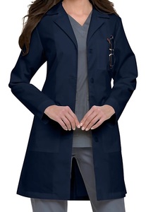 Abrigo de enfermería blanco unisex, abrigo de médico para uso hospitalario, uniformes cómodos y elegantes - Product Image 6