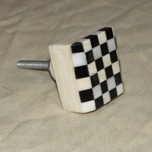 Perilla antigua de hueso con incrustación de hueso, perilla de cajón, perilla de cocina de la India, manija de hardware de lametierartz - Product Image 2