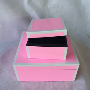 กล่องเครื่องประดับแล็คเกอร์สีเรียบง่ายจากเวียดนาม - Product Image 4