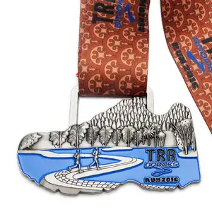 Großhandel Custom 3D Metal Award Marathon Running Trophäen Sport medaille Keine Mindest bestellmenge